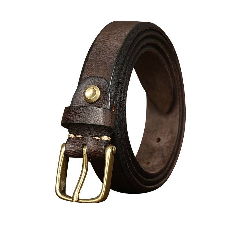 Brown thick belt
