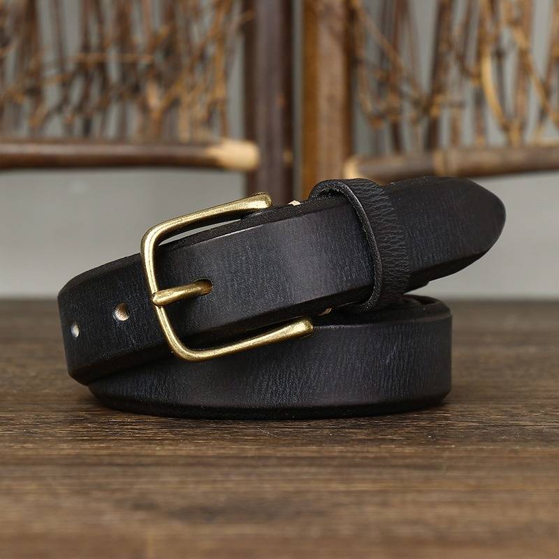Brown thick belt