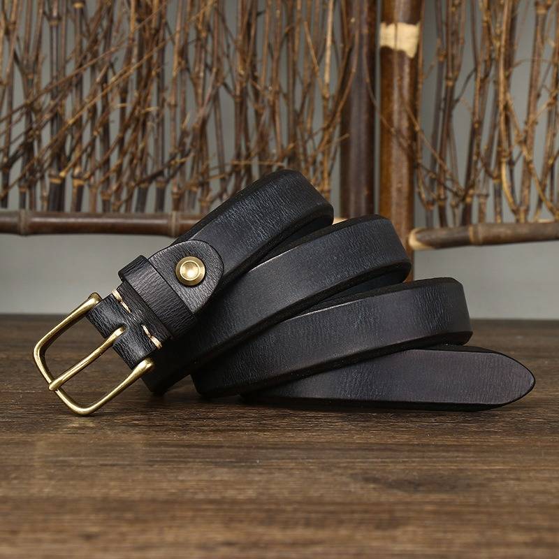 Brown thick belt