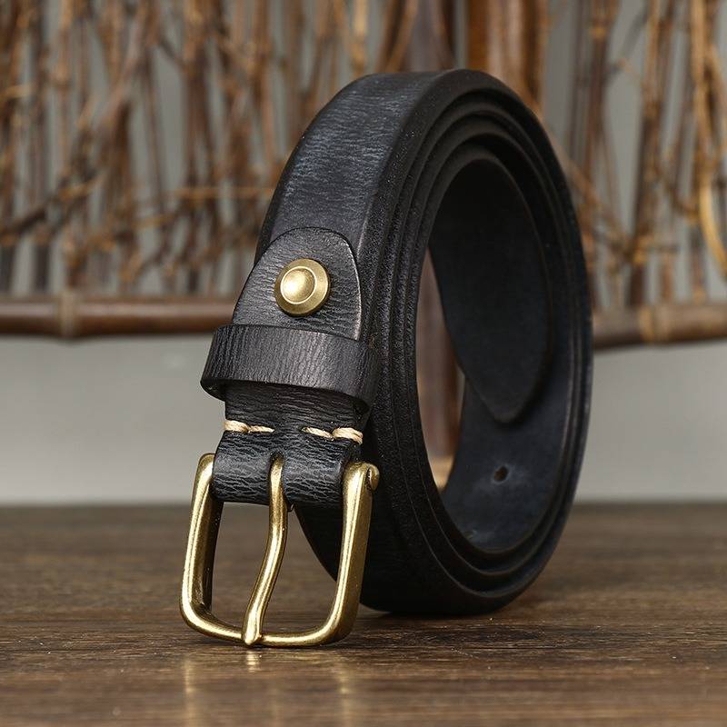 Brown thick belt