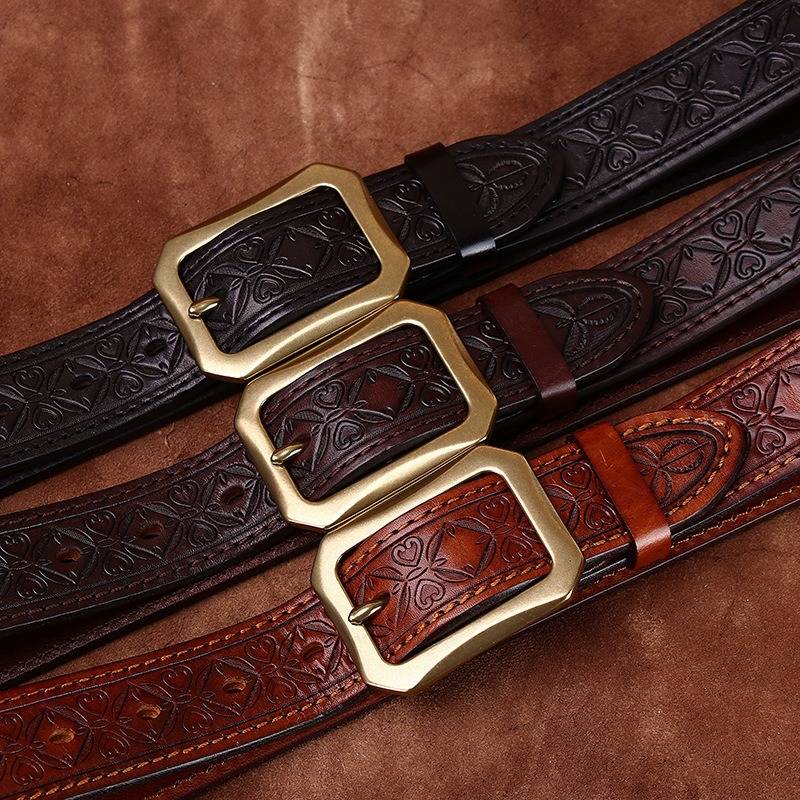 Embossed belt