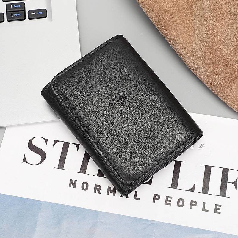 Men's Folding Leather Wallet