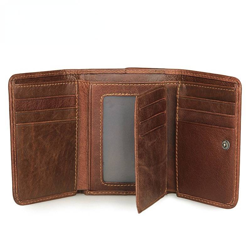 Men's Folding Leather Wallet