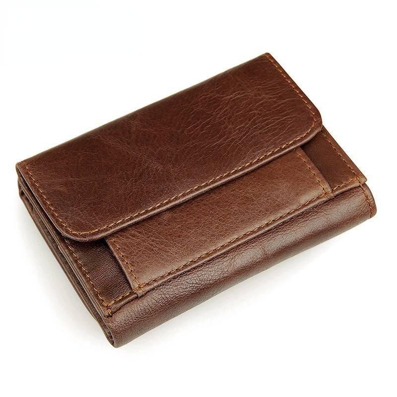 Men's Folding Leather Wallet