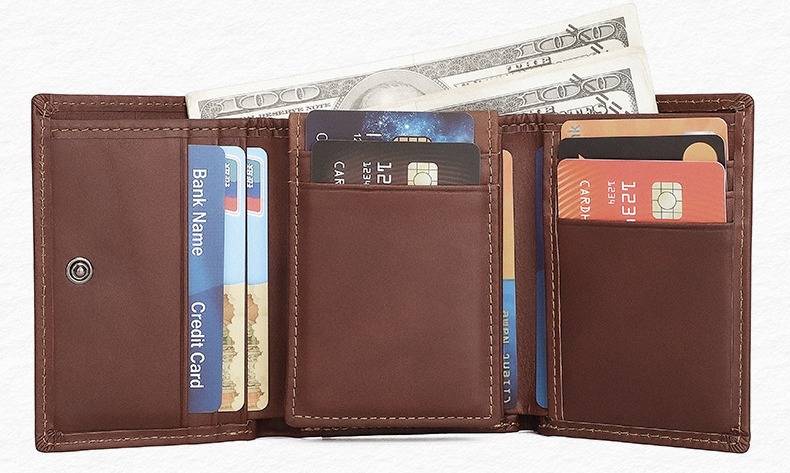 Men's trifold wallet