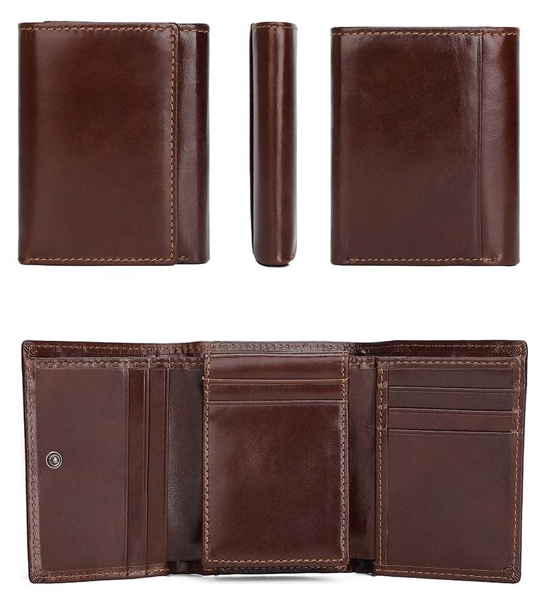Men's trifold wallet