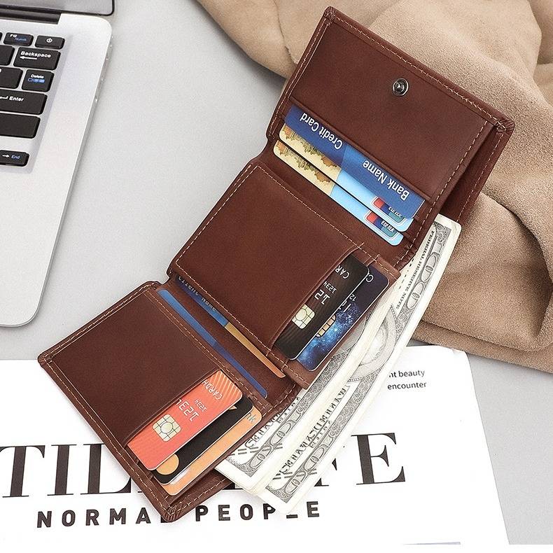 Men's trifold wallet