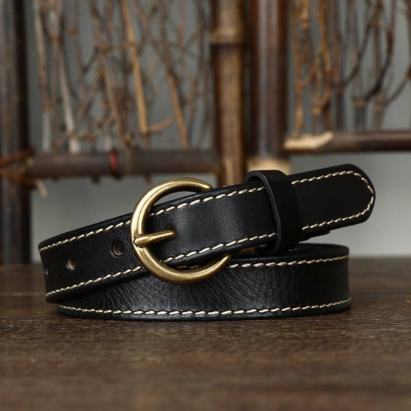 Women's denim belt