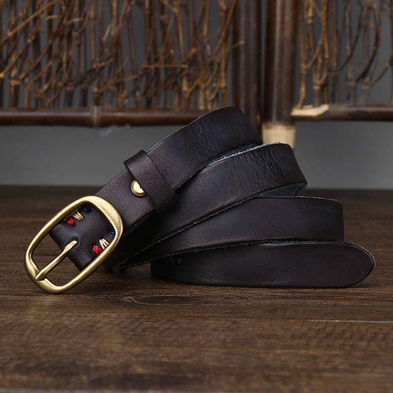 Women's denim belt