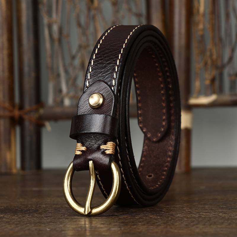 Women's denim belt