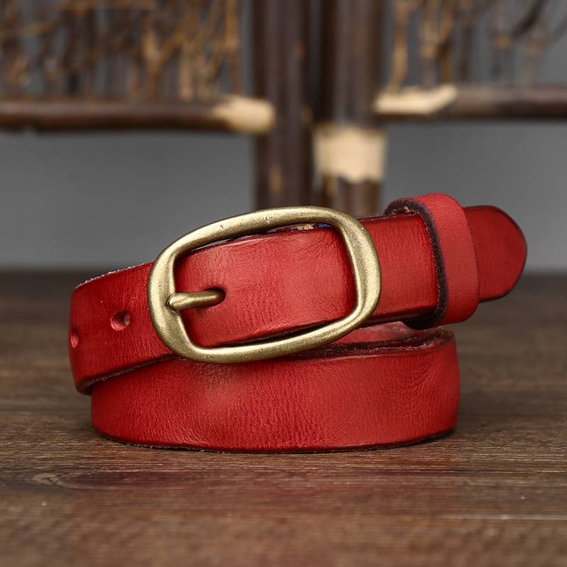 Women's denim belt