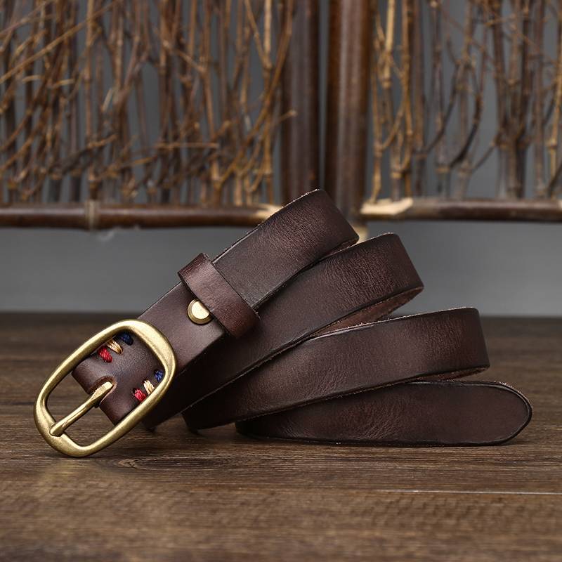 Women's denim belt