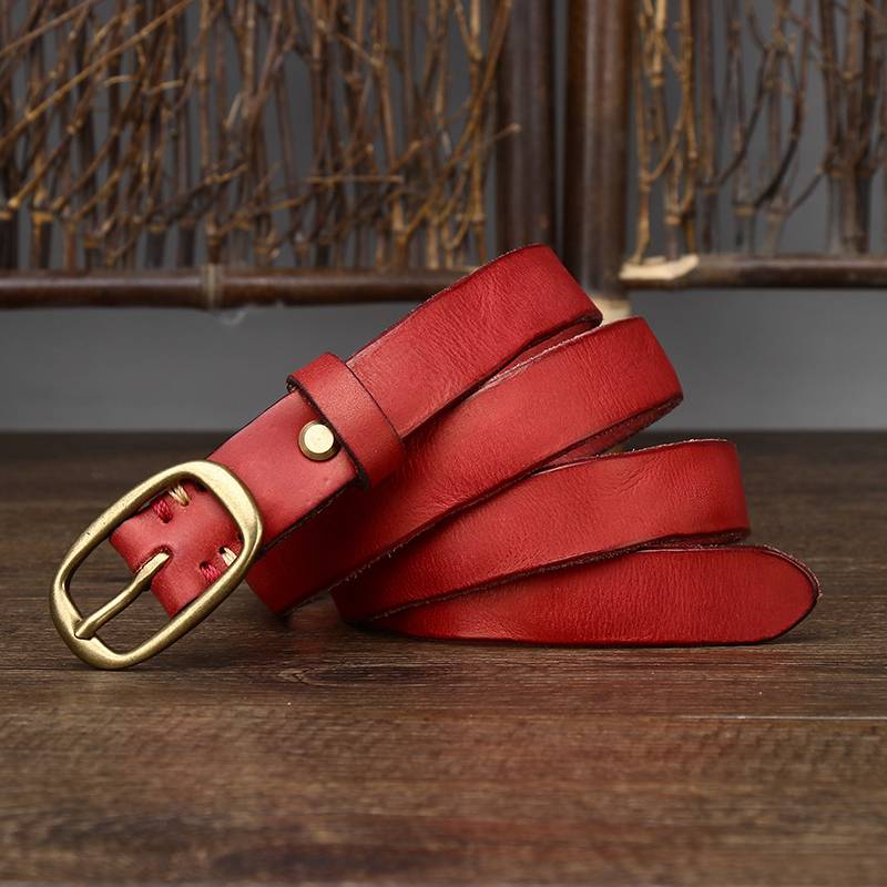 Women's denim belt