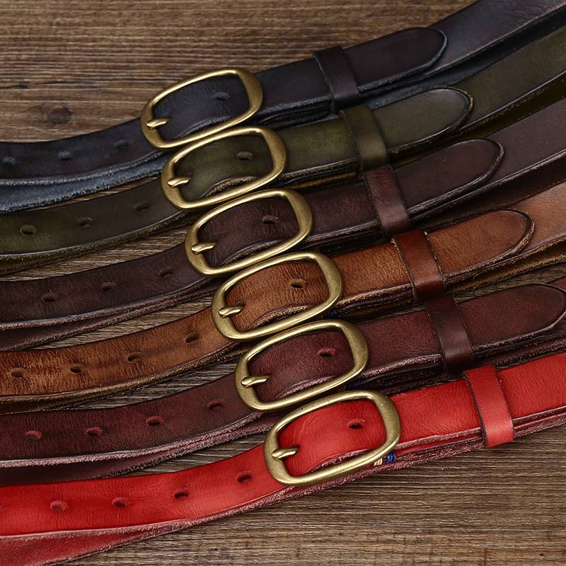Women's denim belt