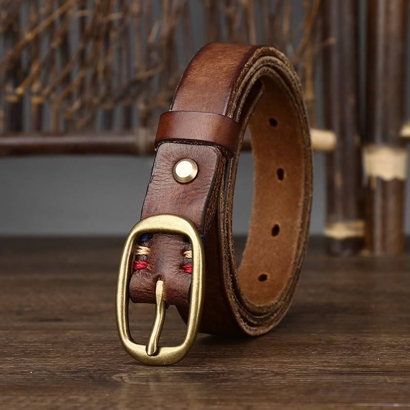 Women's denim belt