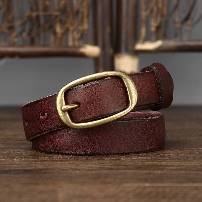 Women's denim belt