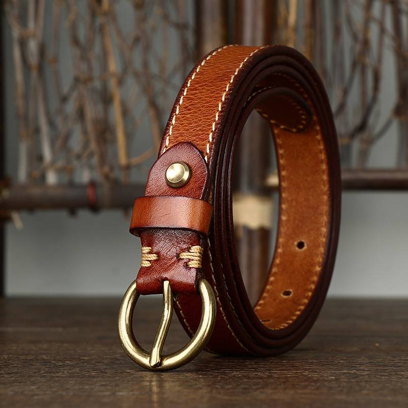 Women's denim belt