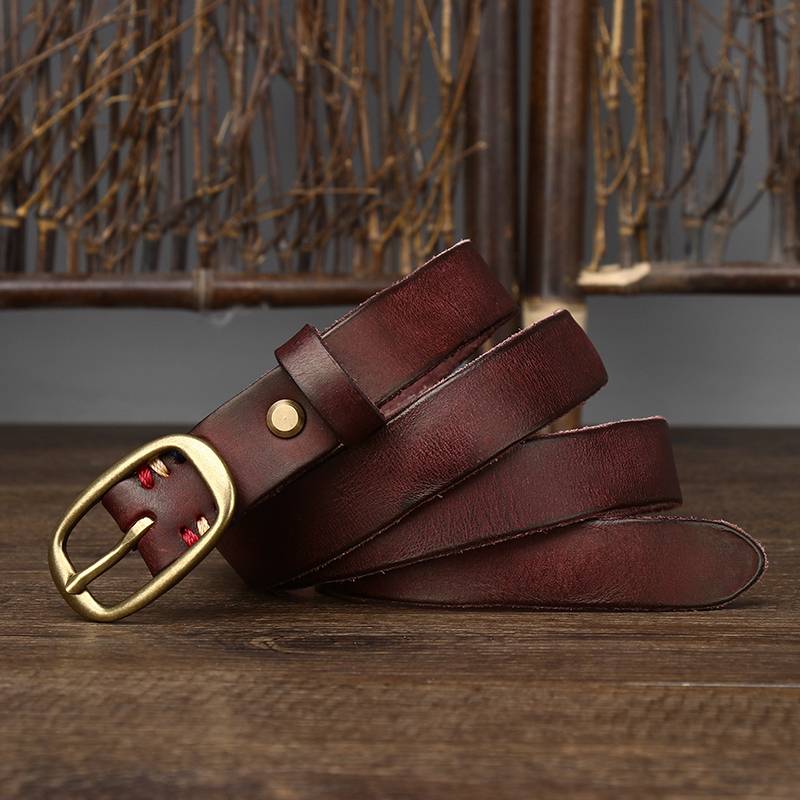Women's denim belt