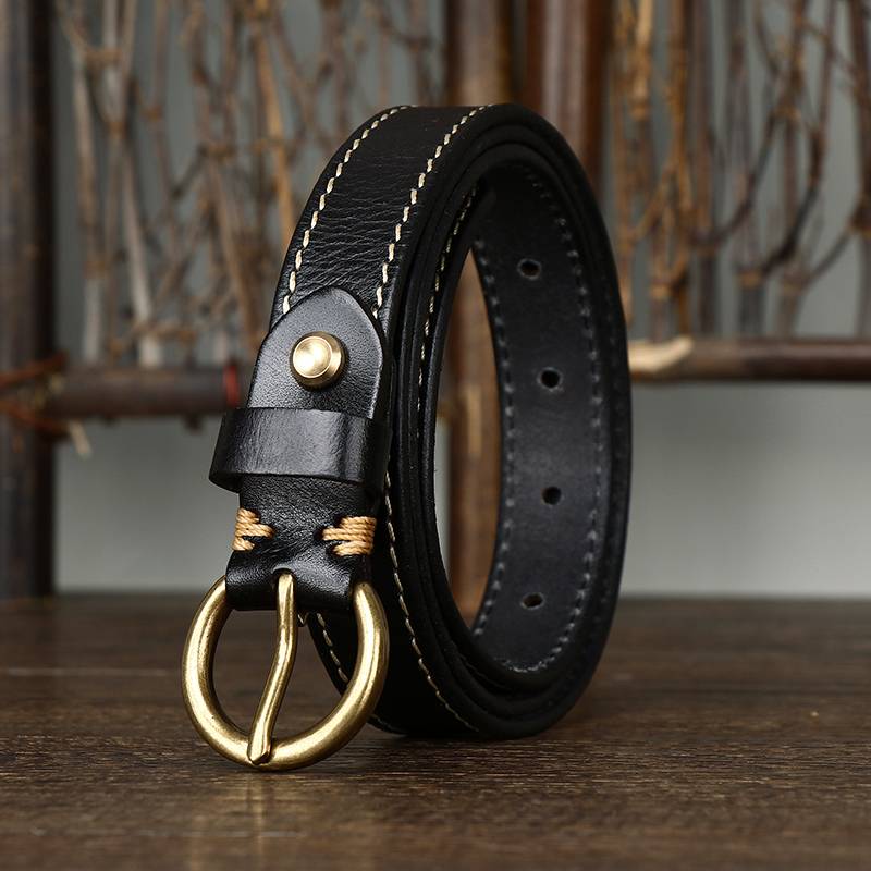 Women's denim belt