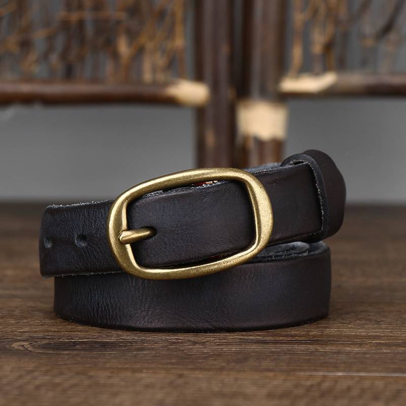 Women's denim belt