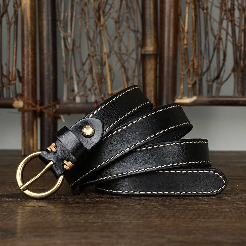 Women's denim belt