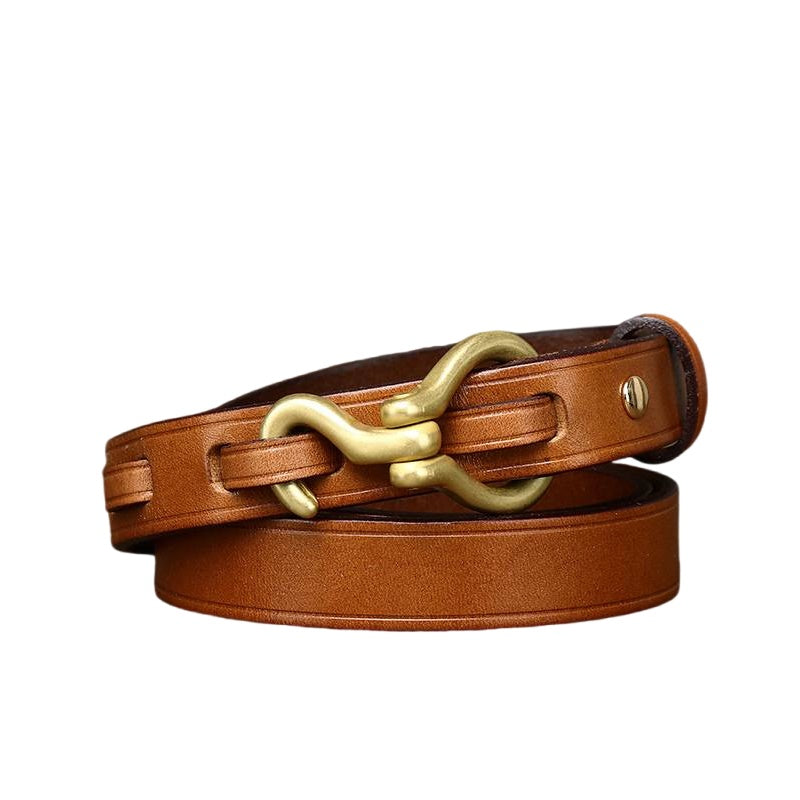 Women's thin belt