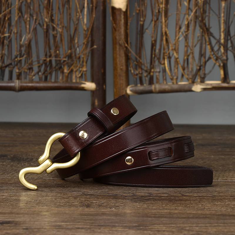 Women's thin belt