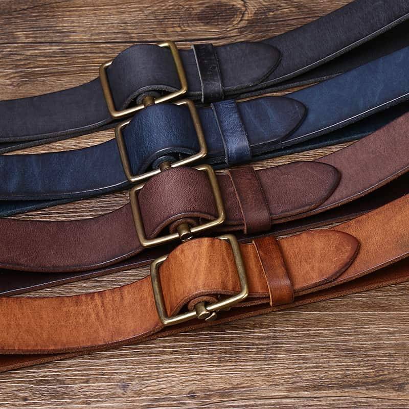 full grain leather belt