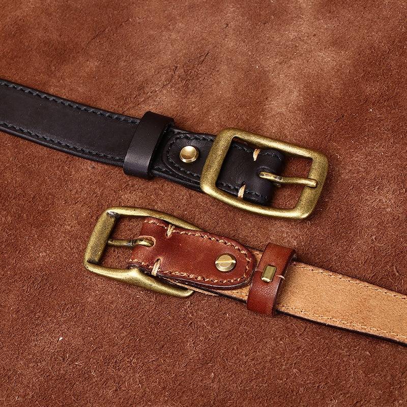 ladies brown belt