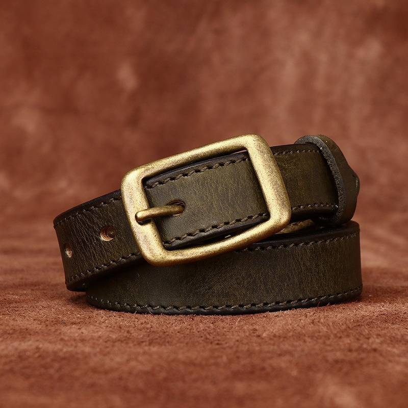 ladies brown belt