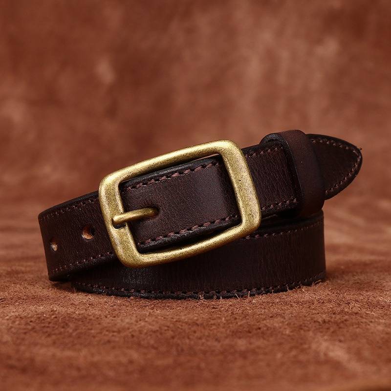 ladies brown belt