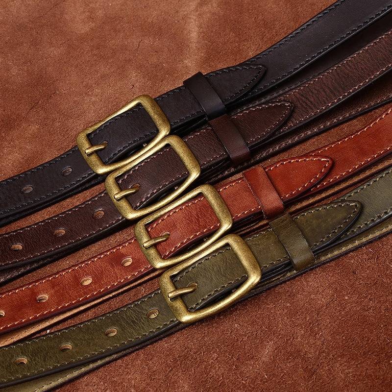 ladies brown belt