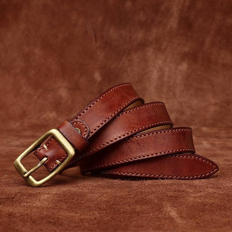 ladies brown belt