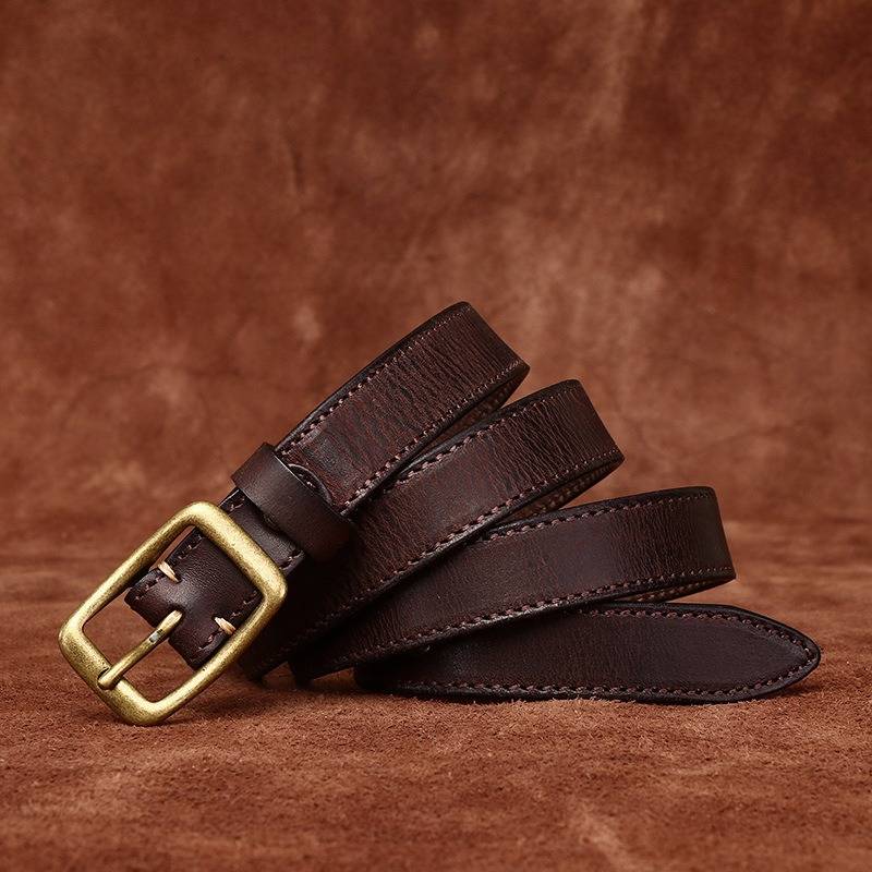 ladies brown belt
