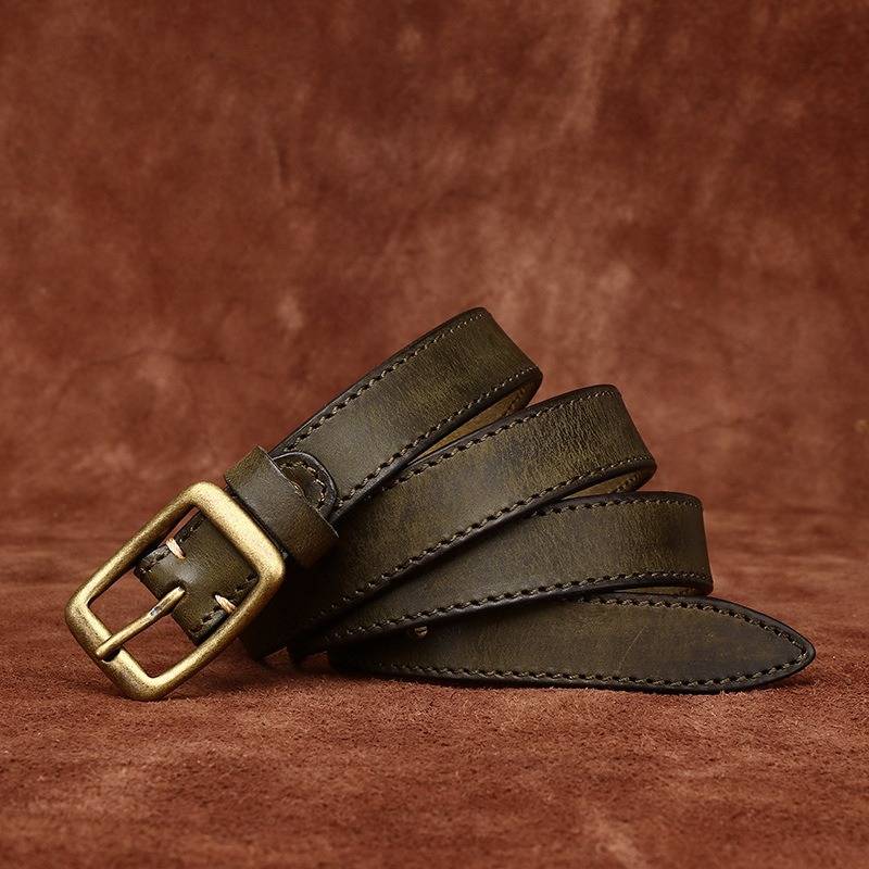 ladies brown belt