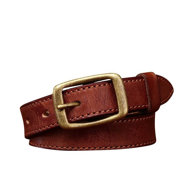 ladies brown belt