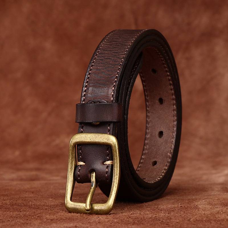 ladies brown belt