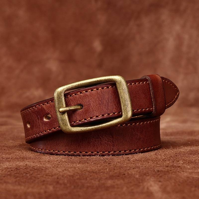 ladies brown belt