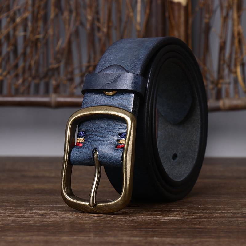 men real leather belt