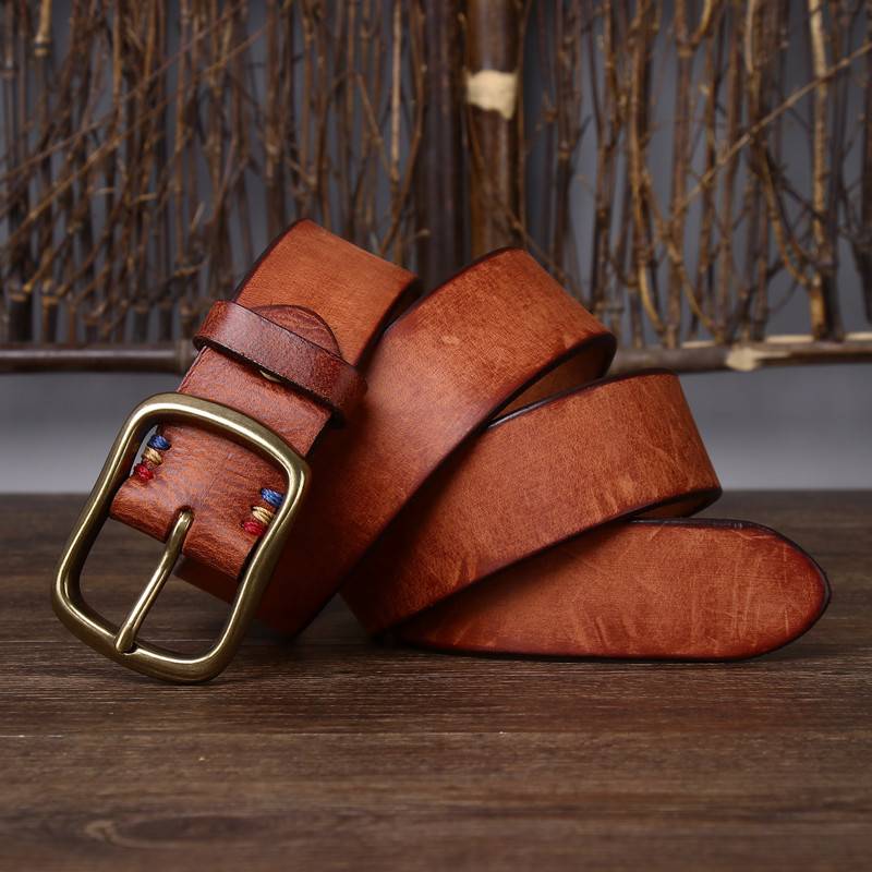 men real leather belt