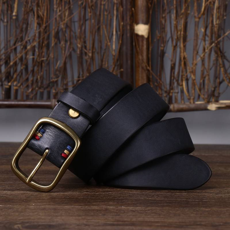 men real leather belt