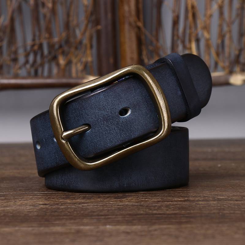 men real leather belt