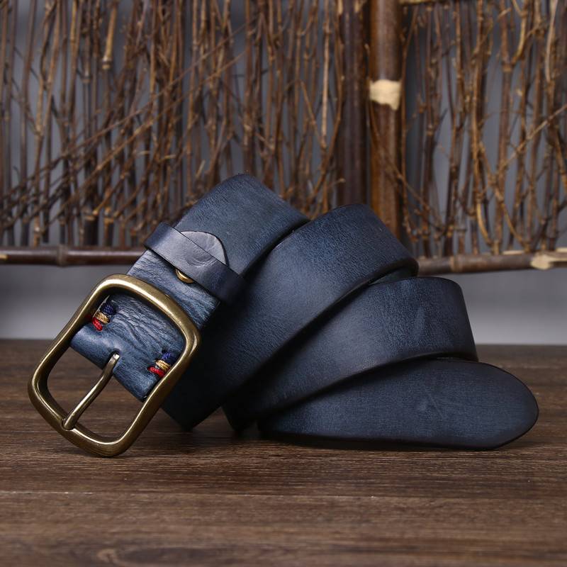 men real leather belt