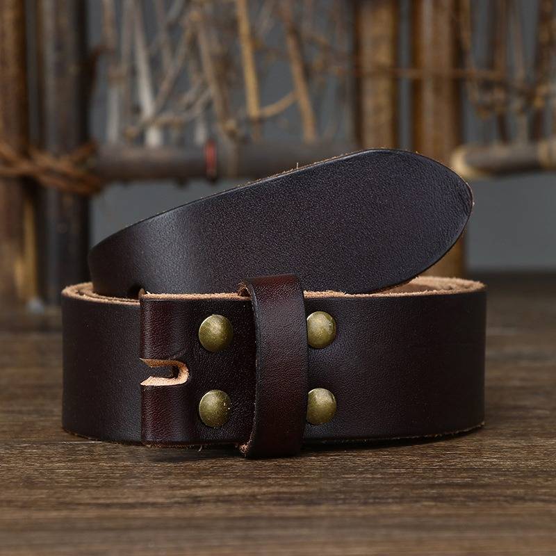 men's buckle less belt