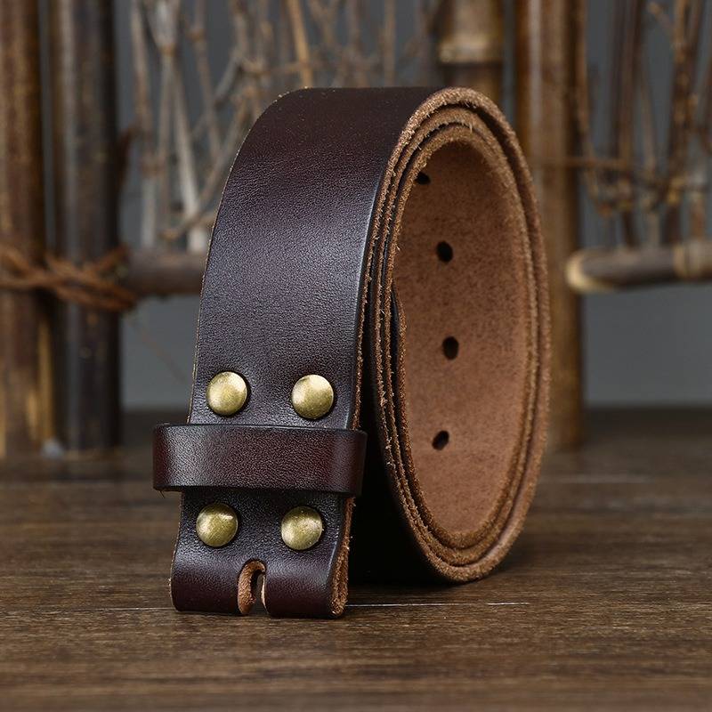 men's buckle less belt