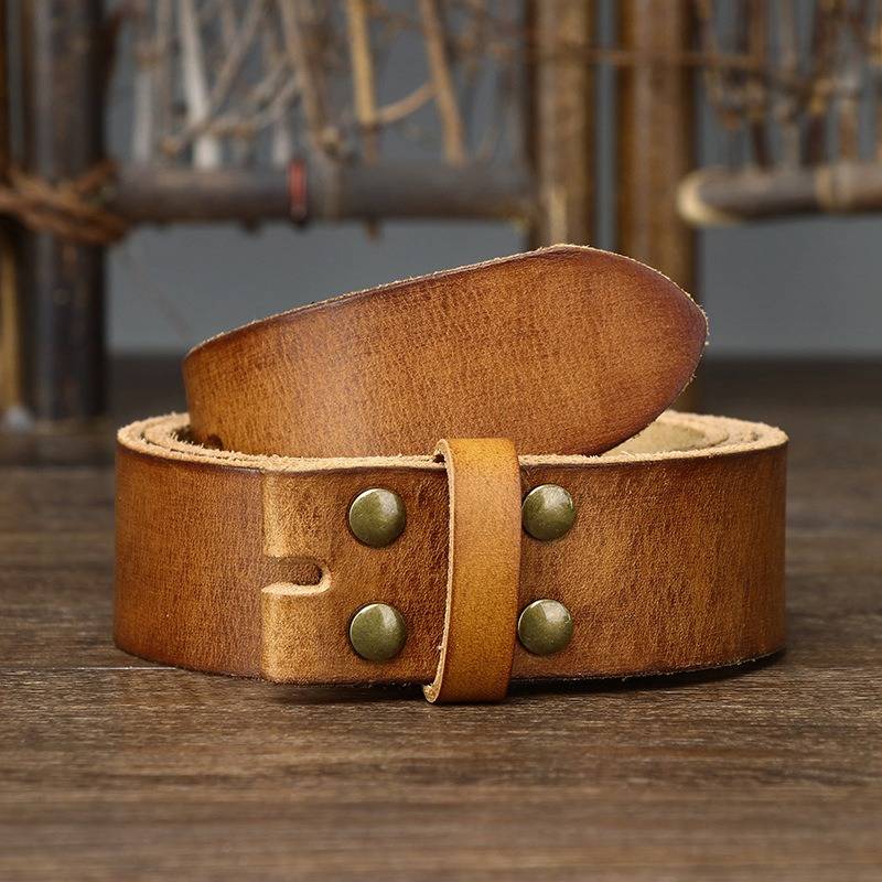 men's buckle less belt