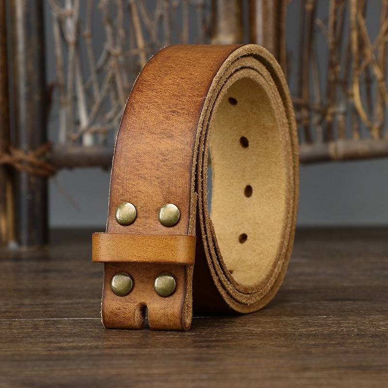 men's buckle less belt