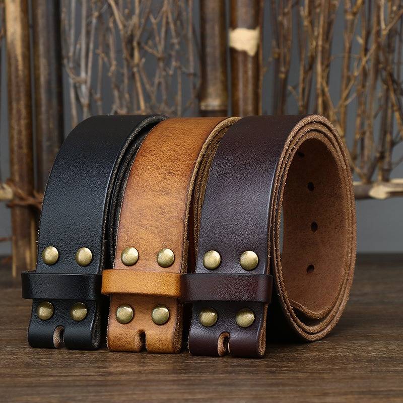 men's buckle less belt