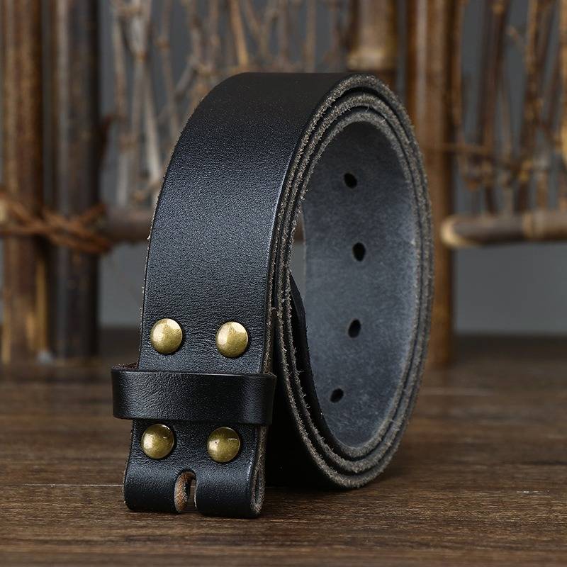 men's buckle less belt