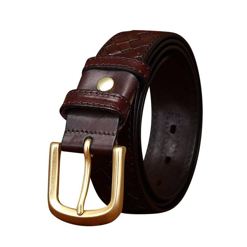 mens braided belt
